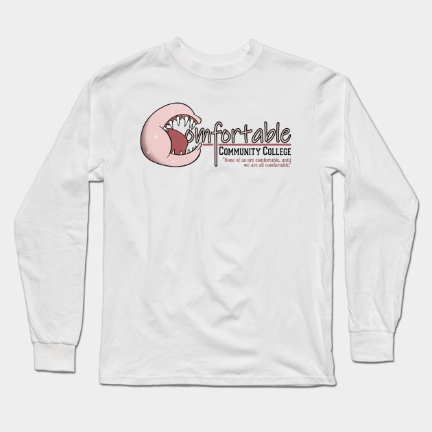 Comfortable Doug's Community College Logo Long Sleeve T-Shirt by Spirit_Flyswatter